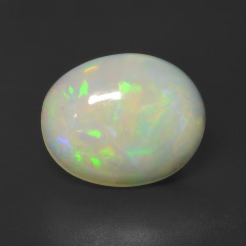 Многоцветный Опал Камень - 2.2ct Овал Кабошон (ID: 534253)