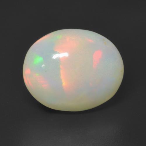 Multicolor Opal Gem - 2.8ct Oval Cabochon (ID: 534254)