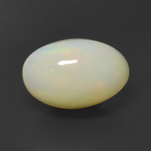 Multicolor Opal Gem - 2.9ct Oval Cabochon (ID: 534255)