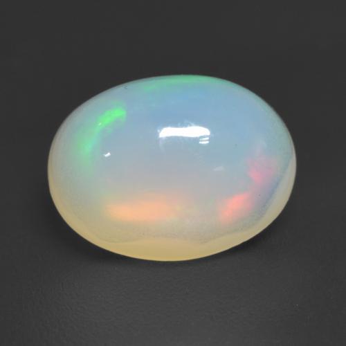 Multicolor Opal Gem - 1.4ct Oval Cabochon (ID: 534962)