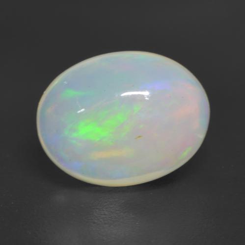 Multicolor Opal Gem - 1.5ct Oval Cabochon (ID: 534964)