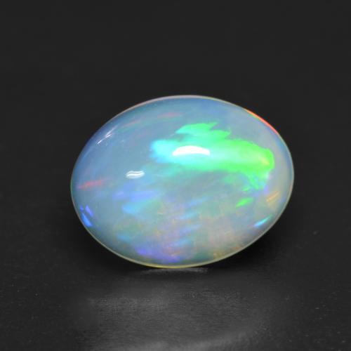 Многоцветный Опал Камень - 1.5ct Овал Кабошон (ID: 535291)
