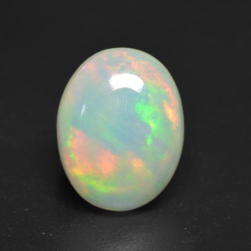 Multicolor Opal Gem - 1ct Oval Cabochon (ID: 535292)