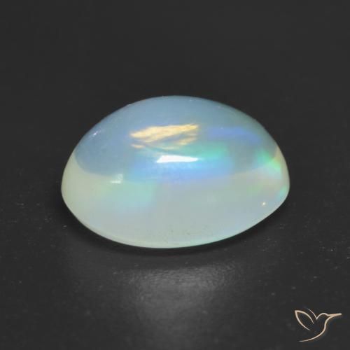 Opal Gemstone in 9 x 7 mm (calibrated) Size for Sale, Opal Stone in Multicolor Color
