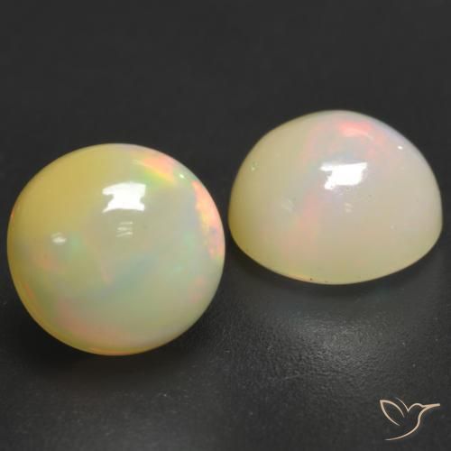 2.15 ct Round Opal, 7.2 mm From Ethiopia, Photo A