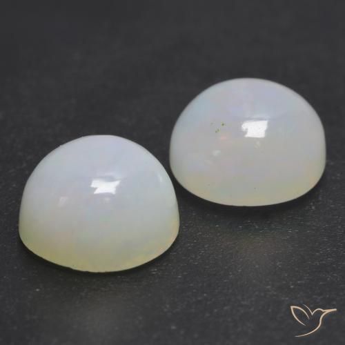 Opal Gemstones in 7 mm (calibrated) Size for Sale, Opal Stones in Multicolor Color
