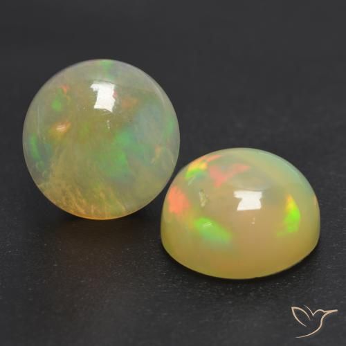 1.92 ct Round Opal, 7.1 mm From Ethiopia, Photo A