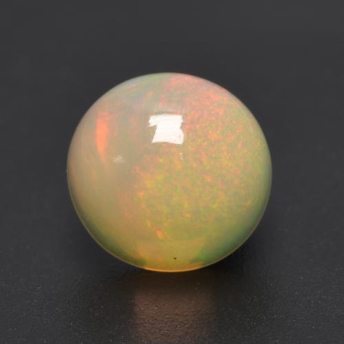 Multicolor Opal Gem - 1ct Round Cabochon (ID: 537513)