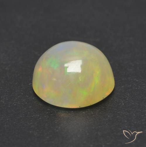 Opal Gemstone in 7 mm (calibrated) Size for Sale, Opal Stone in Multicolor Color