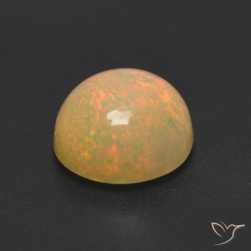 Opal Gemstone in 7 mm (calibrated) Size for Sale, Opal Stone in Multicolor Color