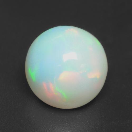 Multicolor Opal Gem - 1ct Round Cabochon (ID: 537553)
