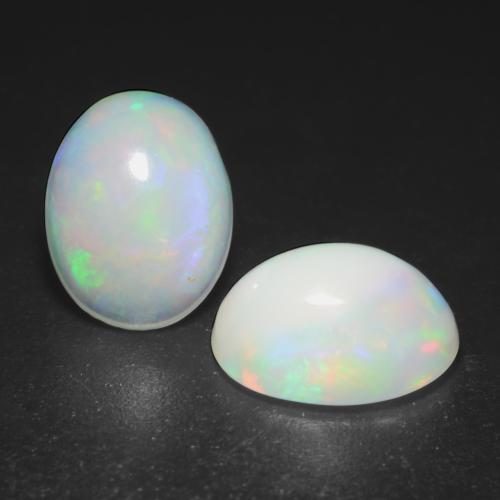 Multicolor Opal Gem - 1.1ct Oval Cabochon (ID: 540159)