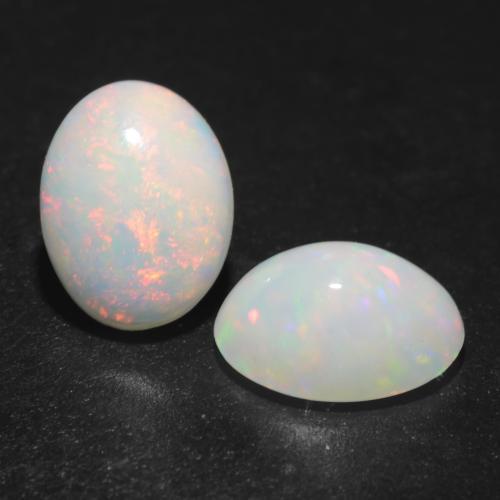 Multicolor Opal Gem - 1.1ct Oval Cabochon (ID: 540164)