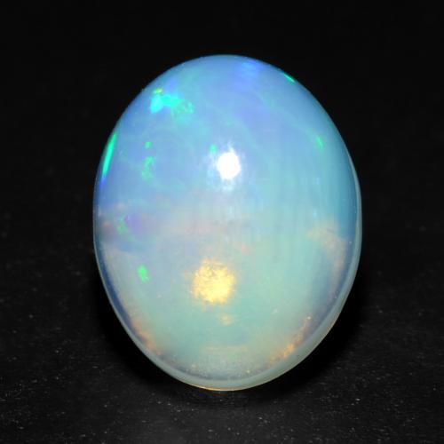 Multicolor Opal Gem - 2.4ct Oval Cabochon (ID: 540173)