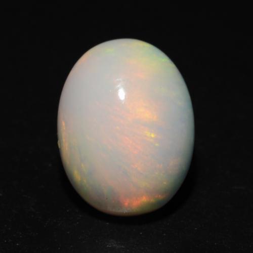 Multicolor Opal Gem - 1.3ct Oval Cabochon (ID: 540178)
