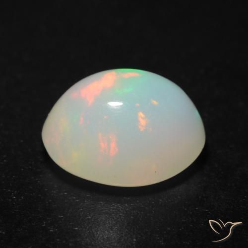 Opal Gemstone in 9 x 7 mm (calibrated) Size for Sale, Opal Stone in Multicolor Color