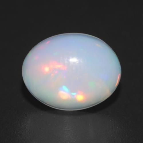 Multicolor Opal Gem - 1.6ct Oval Cabochon (ID: 540206)