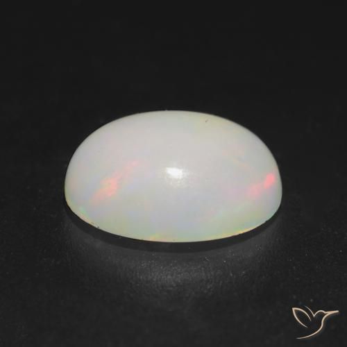 Opal Gemstone in 9 x 7 mm (calibrated) Size for Sale, Opal Stone in Multicolor Color