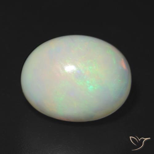 Multicolor Opal Gem - 1.8ct Oval Cabochon (ID: 540596)