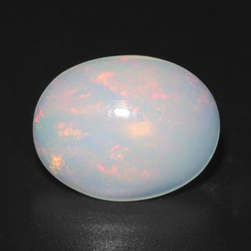Multicolor Opal Gem - 1.4ct Oval Cabochon (ID: 540598)
