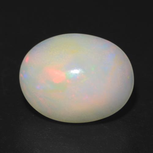Multicolor Opal Gem - 1.8ct Oval Cabochon (ID: 540599)