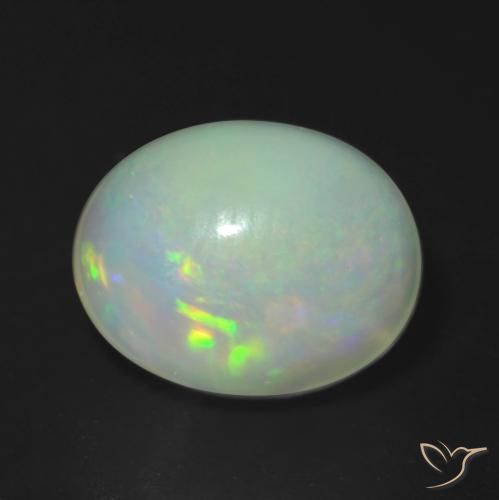 1.88ct Natural Multicolor Opal, Oval, Translucent, Photo A