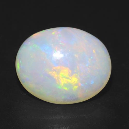Multicolor Opal Gem - 1.7ct Oval Cabochon (ID: 540601)
