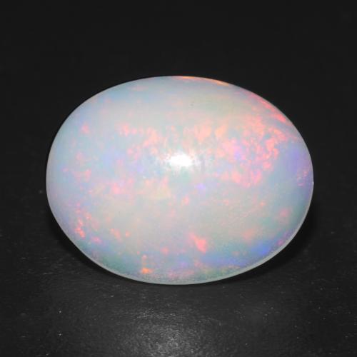 Multicolor Opal Gem - 1.4ct Oval Cabochon (ID: 540602)