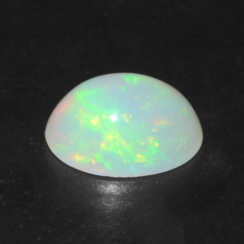Opal Gemstone in 9 x 7 mm (calibrated) Size for Sale, Opal Stone in Multicolor Color