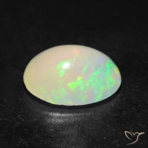 Opal Gemstone in 9 x 7 mm (calibrated) Size for Sale, Opal Stone in Multicolor Color