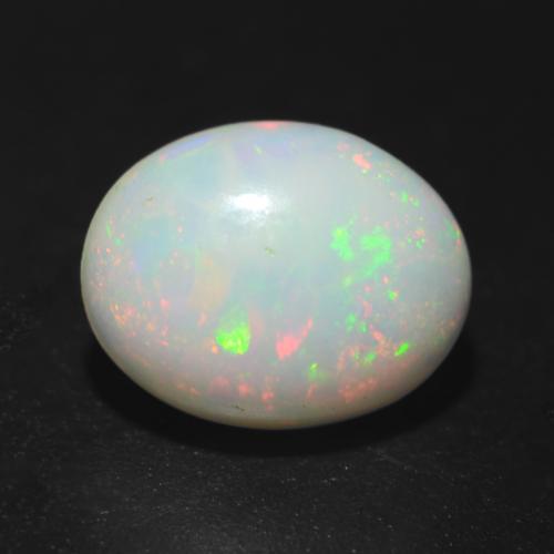 Multicolor Opal Gem - 1.2ct Oval Cabochon (ID: 540937)