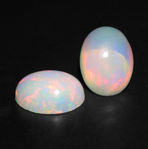 Multicolor Opal Gem - 1.1ct Oval Cabochon (ID: 540948)
