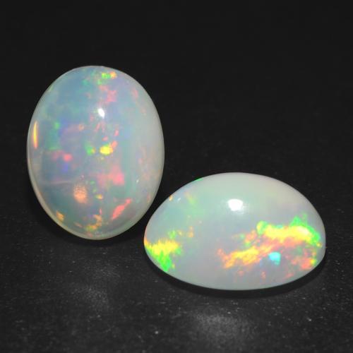 Multicolor Ópalo Gema - 1.3ct Cabujón Óvalo (ID: 540958)