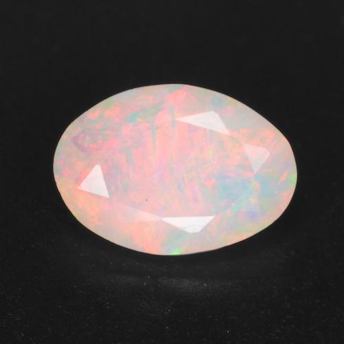 Multicolor Ópalo Gema - 1.2ct Forma ovalada (ID: 545614)