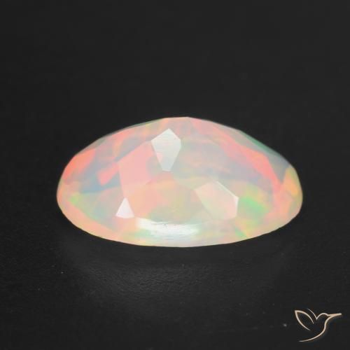 Opal Gemstone in 11 x 7.2 mm Size for Sale, Opal Stone in Multicolor Color