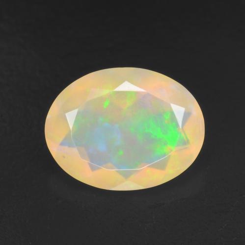 Multicolore Opale Gem - 1ct Ovale sfaccettato (ID: 545875)