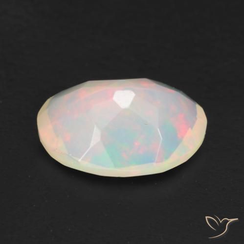 Opal Gemstone in 9 x 7 mm (calibrated) Size for Sale, Opal Stone in Multicolor Color