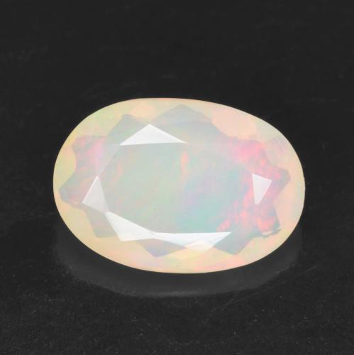 Multicolor Ópalo Gema - 1.3ct Forma ovalada (ID: 546330)