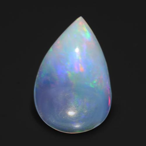 Multicolor Opal Gem - 1.8ct Pear Cabochon (ID: 547750)