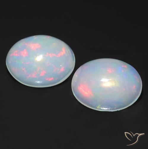 1.51ctw Natural Multicolor Opal, Oval, Transparent