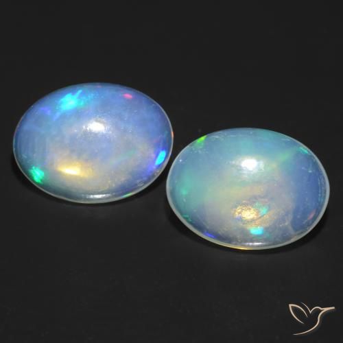 1.37 ct Oval Opal, 7.9 x 6 mm From Australia, Photo A