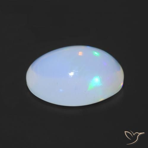 Opal Gemstone in 9 x 7 mm (calibrated) Size for Sale, Opal Stone in Multicolor Color