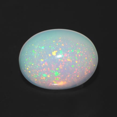 Multicolor Opal Gem - 1.2ct Oval Cabochon (ID: 548046)