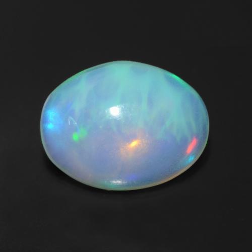Multicolor Opal Gem - 1ct Oval Cabochon (ID: 548047)