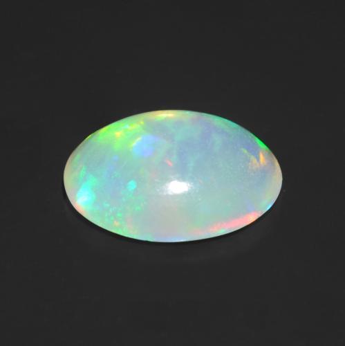 Opal Gemstone in 9 x 7 mm (calibrated) Size for Sale, Opal Stone in Multicolor Color