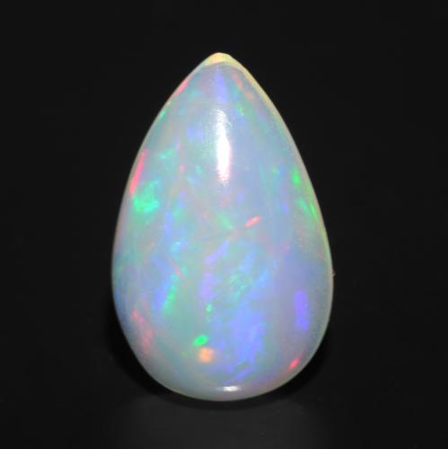 Multicolor Opal Gem - 1.6ct Pear Cabochon (ID: 548094)