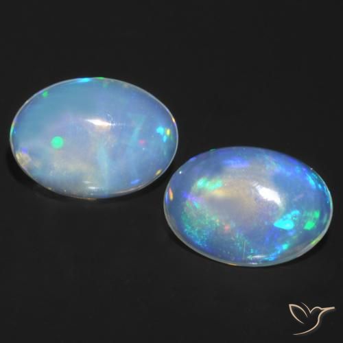 0.94 ct Oval Opal, 7.1 x 5.2 mm From Australia, Photo A