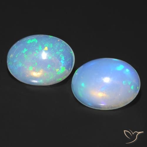 1.3 ct Oval Opal, 7.9 x 6 mm From Australia, Photo A