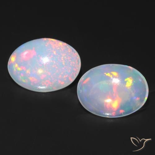 0.82 ct Oval Opal, 6.8 x 5.1 mm From Australia, Photo A