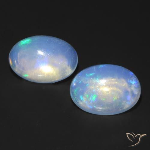 0.78 ct Oval Opal, 6.1 x 4.1 mm From Australia, Photo A